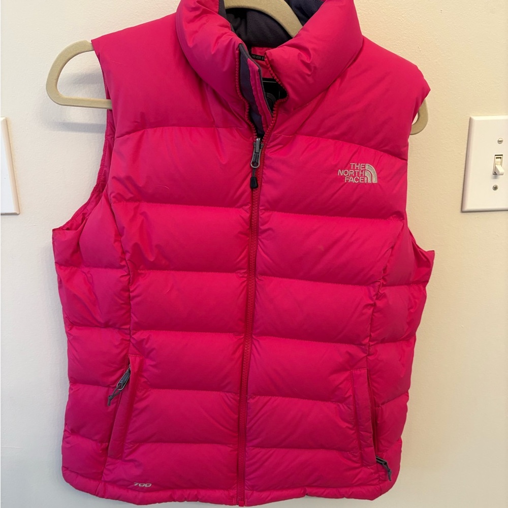 The North Face Pink Puffer Vest